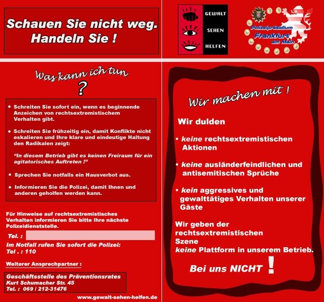 Flyer außen