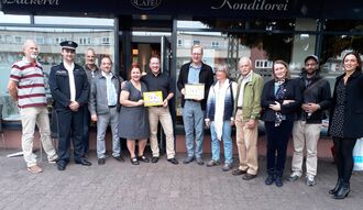 Noteingang im Stadtteil Praunheim